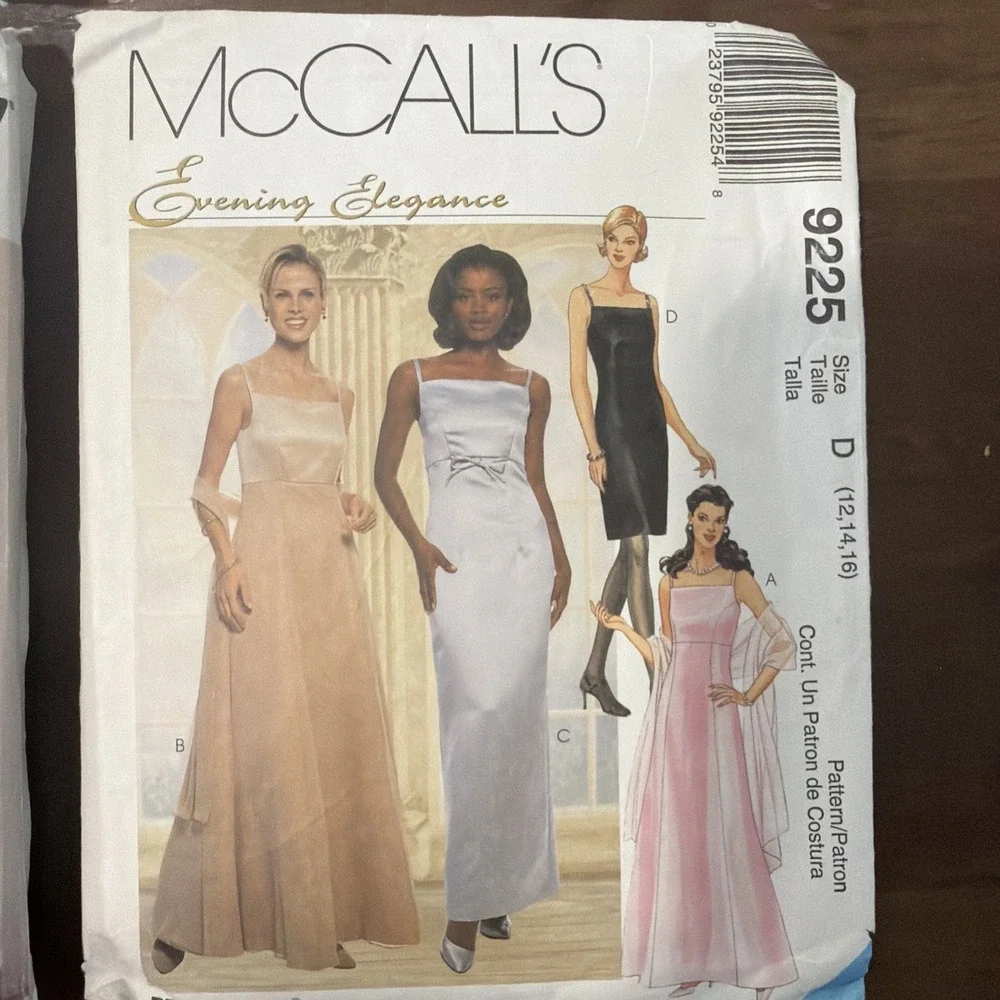 4- Vintage 80S And 90S Multi Sized Sewing Patterns
